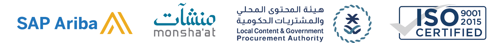 SAP Ariba, Monsha'at, Local Content & Government Procurement Authority, ISO 9001:2015 Certified